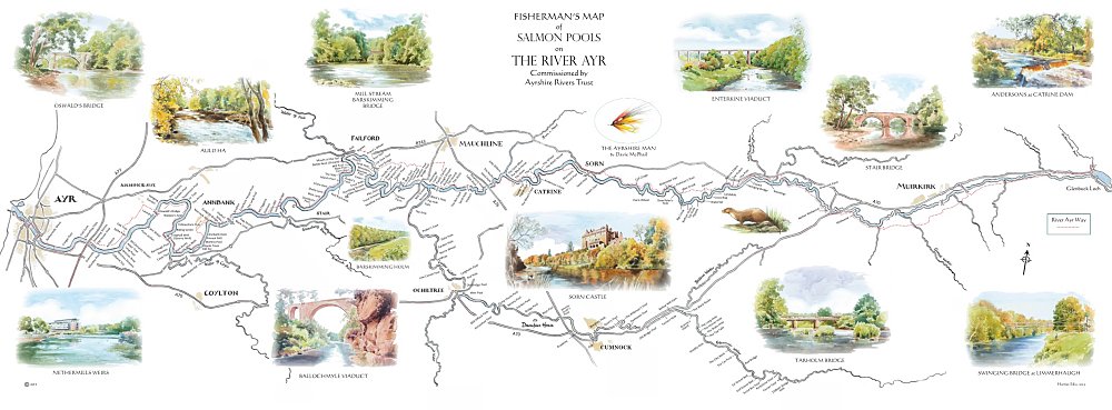 River Ayr Map