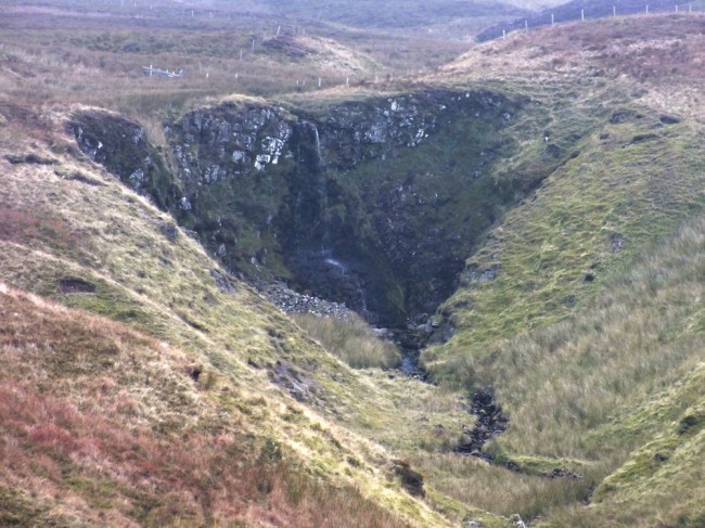 The Murchan Spout is around 500m to the east of the Garnock Spout