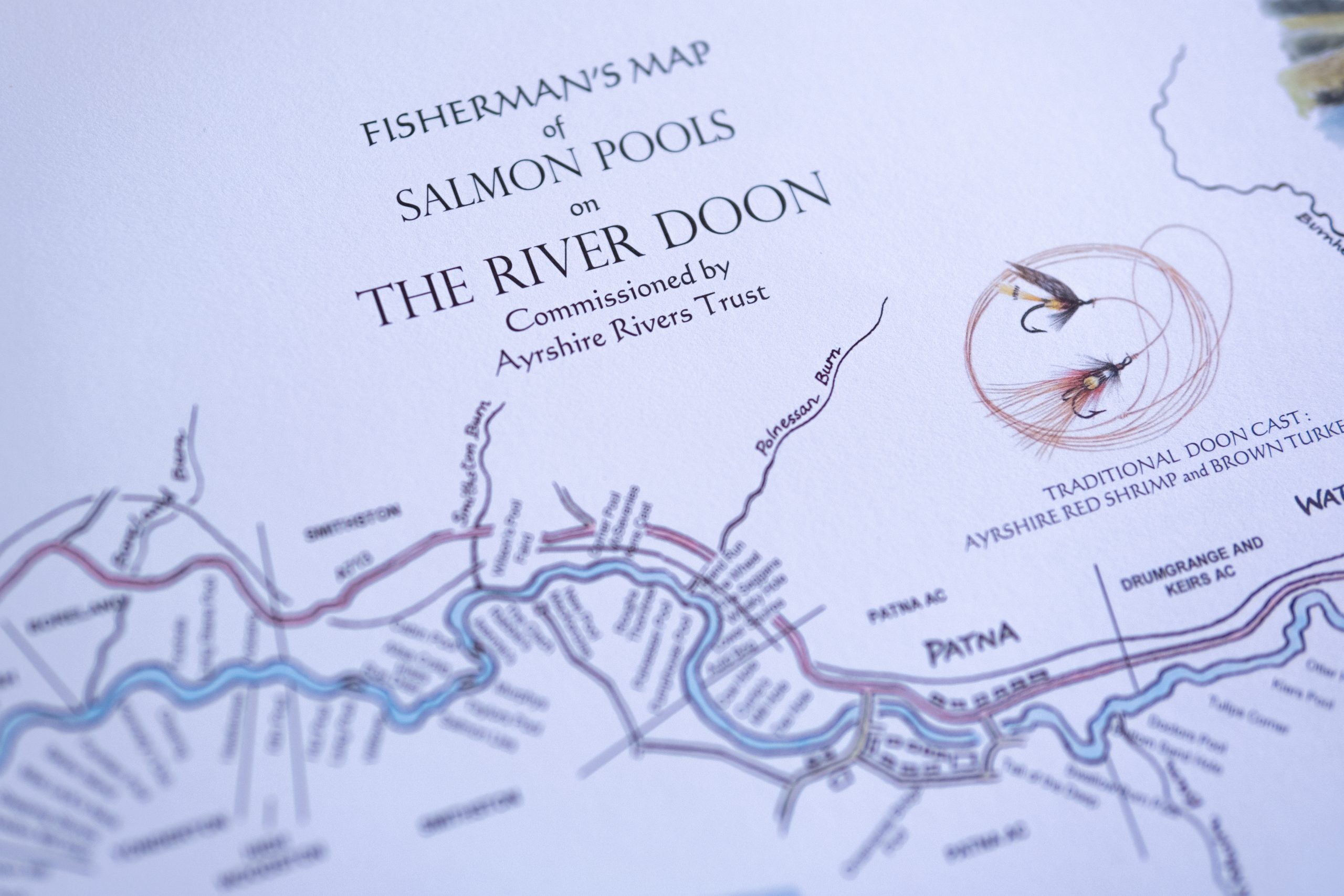 River Doon map