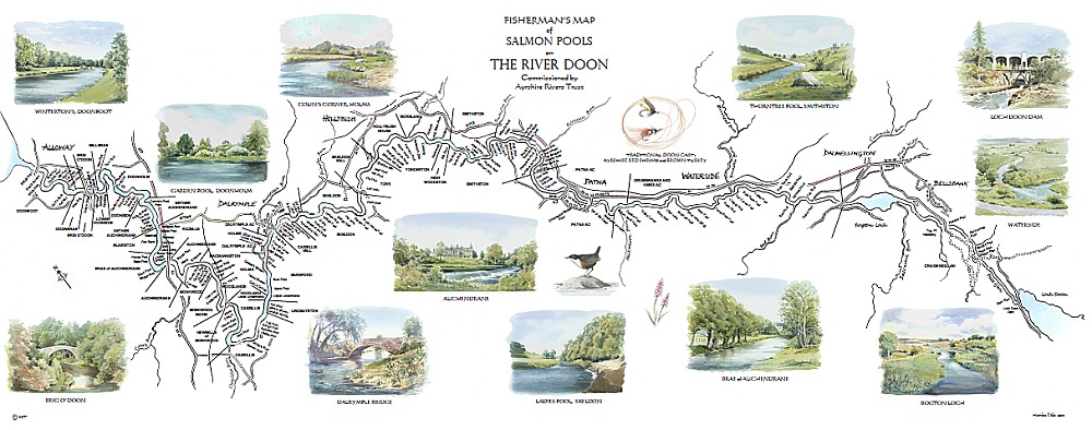 Doon River map