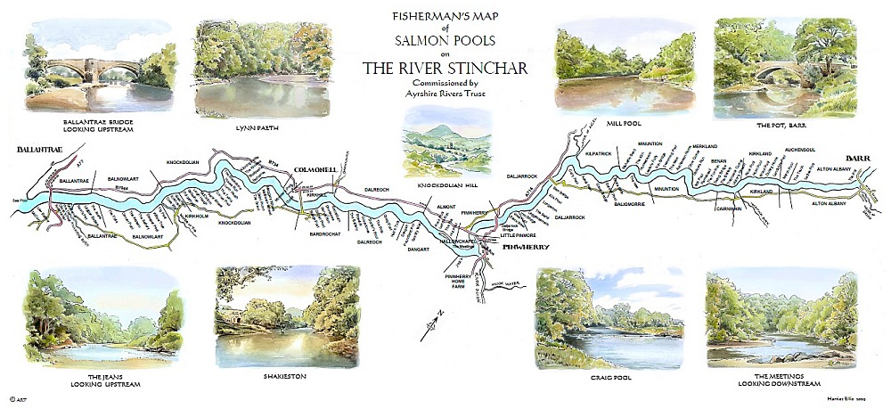 Stinchar River map