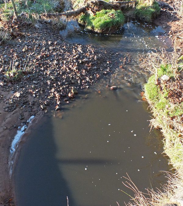 Slurry spreading on frozen ground causes problems